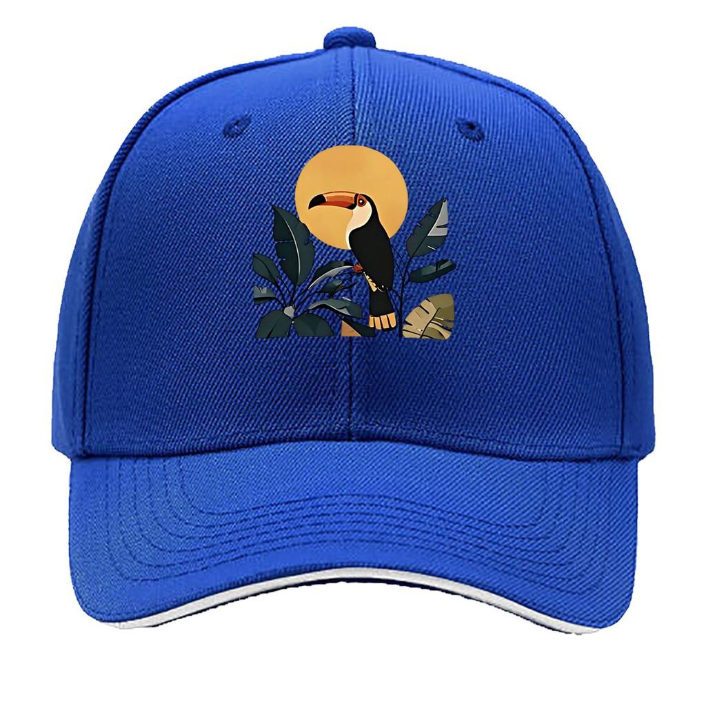 Unisexs Funny Kookaburra Bird Print Adjustable Baseball Cap Outdoor Casual Hat Suitable for Sports Sandwich Baseball Cap