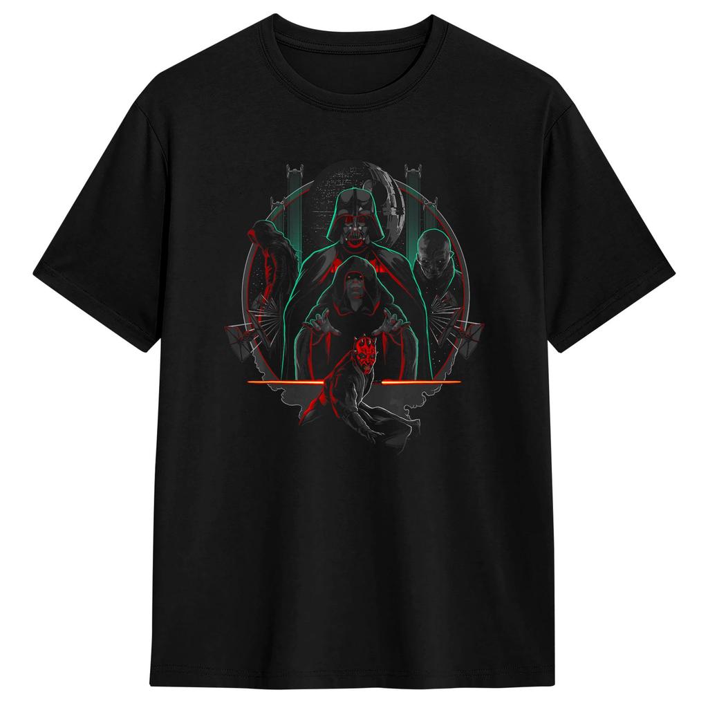 Darth Maul Fear Tour Band T Shirt for Men Pure Cotton Fun T-Shirt Crew Neck Tees Short Sleeve Tops Gift Idea