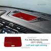 Car Instrument Center Storage For Alfa Romeo Giulietta 940 2011 2012 2013 2014 2015 2016-2020 Real Soft Carbon Fiber Sticker