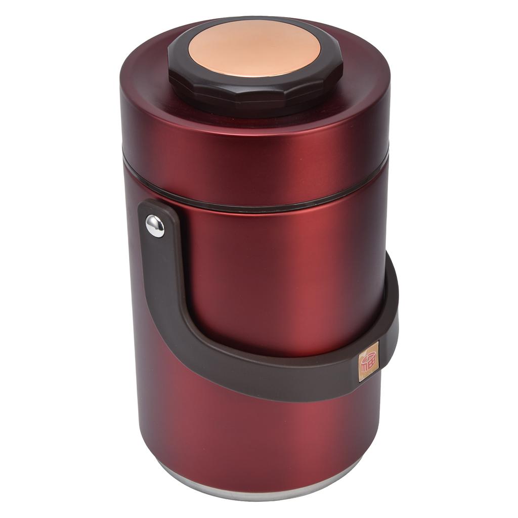 2.3L Vacuum Lunch Box 304 Stainless Steel 3 Layers Prevent Leakage Insulated Food Container for Work Travel