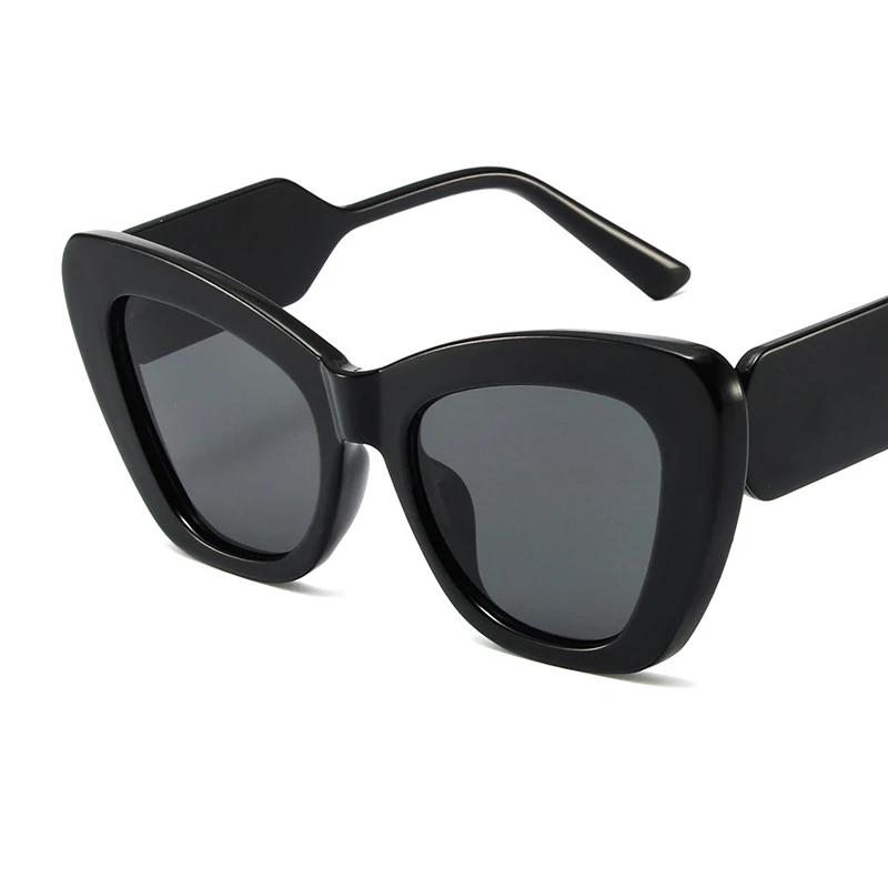New Fashion Cat Eye Sunglasses Women Vintage Shades Brand Designer  Luxury Sun Glasses Frame Uv400 Oversized Eyewear