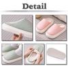 White Fang PU Leather Waterproof Simple and for Men and RS022 Non-Slip One-Size Slippers, Stylish, Women, (Purple)