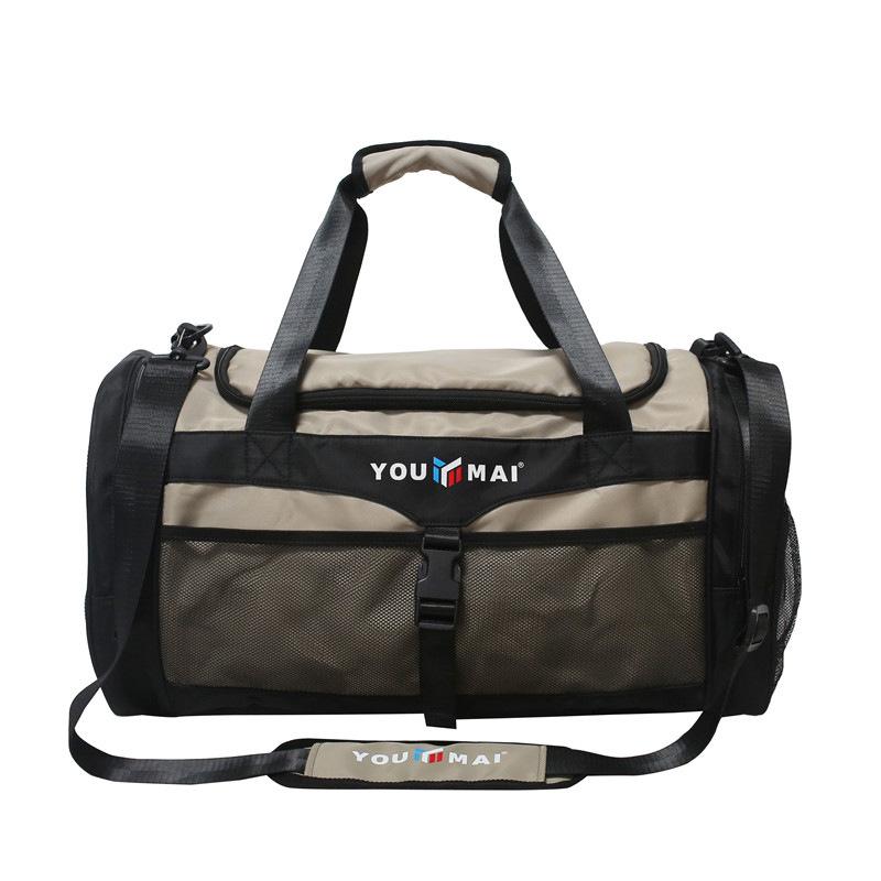 Travel Bag Double Shoulder Large Capacity Dry and Wet Separation Sports Fitness Training Bag Lightweight Portable Mountaineering Duffel Bag