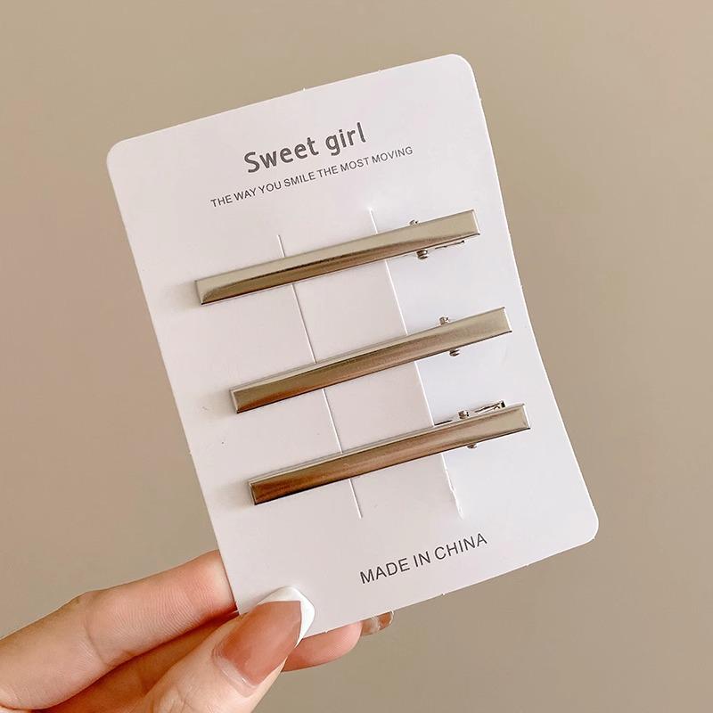 Autumn & Winter Coffee Hair Clip: Women's Seamless Duckbill, BB & Bangs Clips