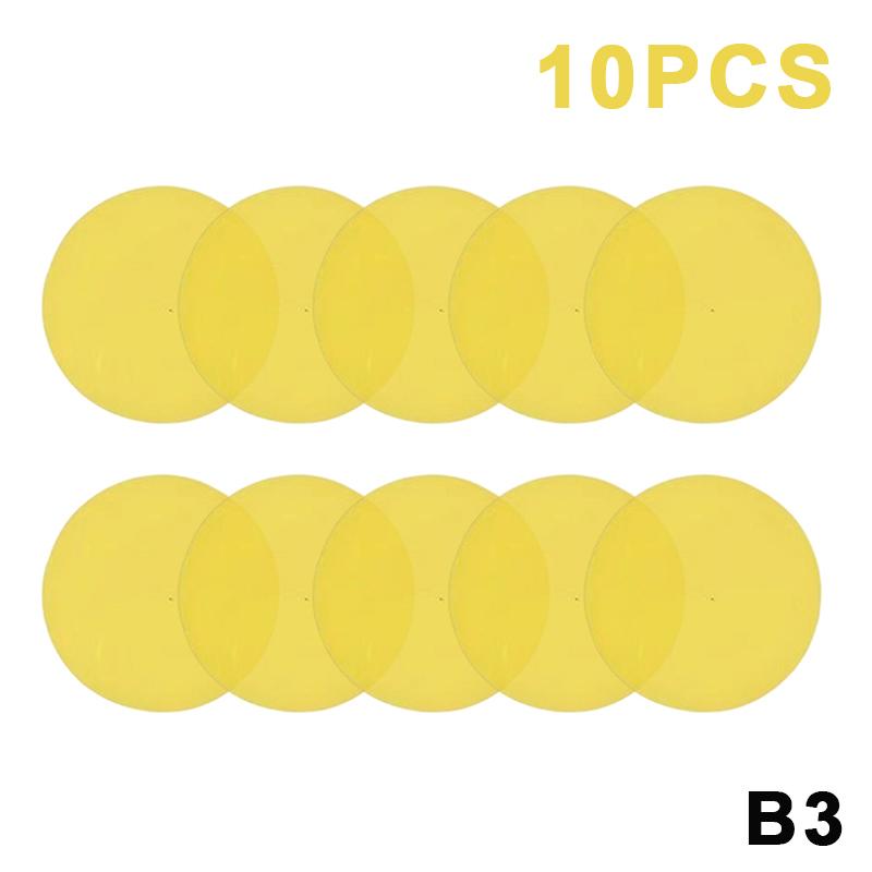 5/10Pcs Self-Adhesive Color-Changing Film For Lights Warm Light Ambiance Lamp Replacement Sheets 74Mm Light Stickers Diy Ambient