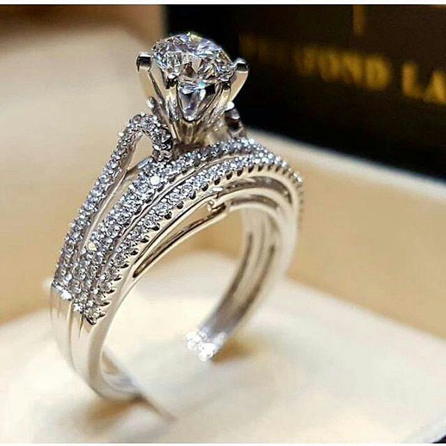 Popular Accessories ebay Best-selling couple's rings Creative European and American style fashion engagement rings for men and women