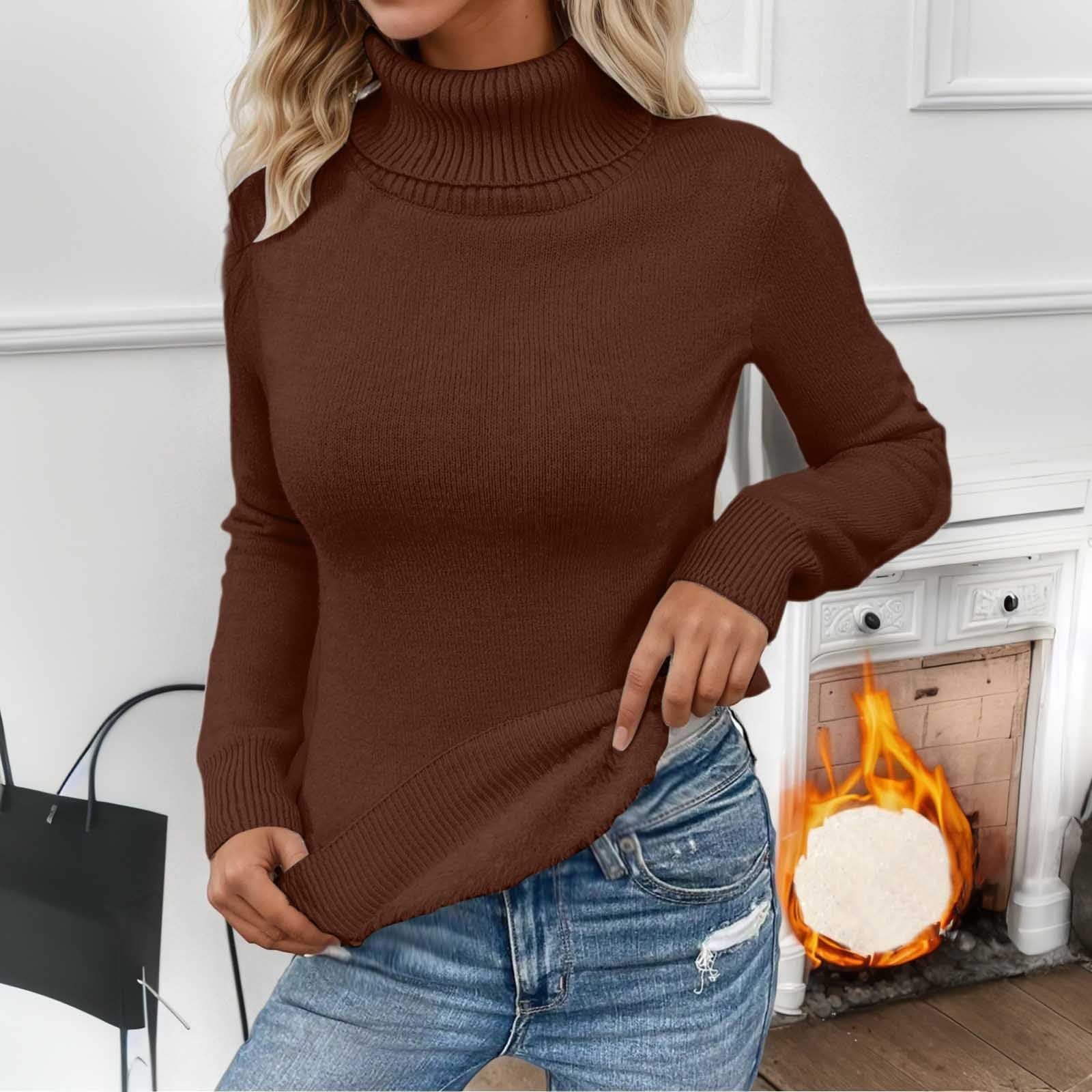 Женский повседневный вязаный свитер Цветной повседневный свободный свитер S