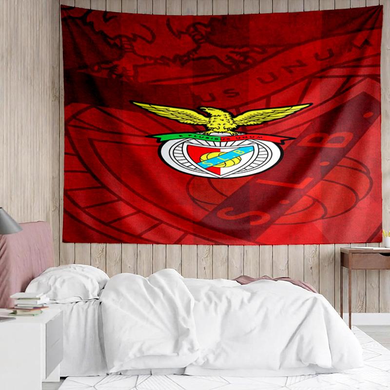 Ben-fica Football Club Printed Printed Tapestry, for Bedroom,Livingroom, dormitory, Large Wall Decor, Fabric Decor Fan Birthday Gifts