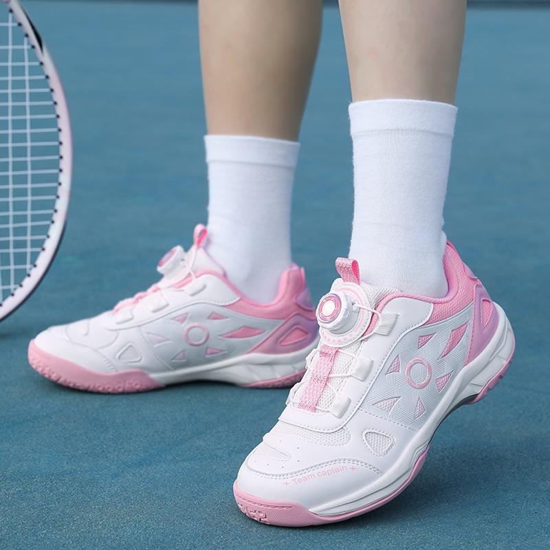 Children's Indoor Training Shoes with Rubber Insoles for Volleyball, Table Tennis, and Badminton