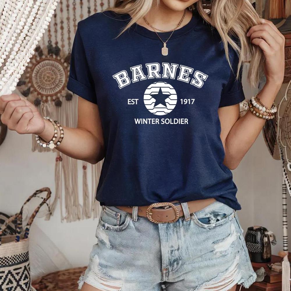 

Винтажная футболка Thunder-bolts Футболка Bucky Barnes Футболки Winter Soldier Винтажная футболка Movie Унисекс Топы с короткими рукавами Подарок фанатам XXXL темно-синий