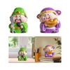 Chinese God Figurine Centerpiece Ideal Gift Small Portable Cute Desktop Sculpture for Hotel Study Housewarming Office Bookshelf