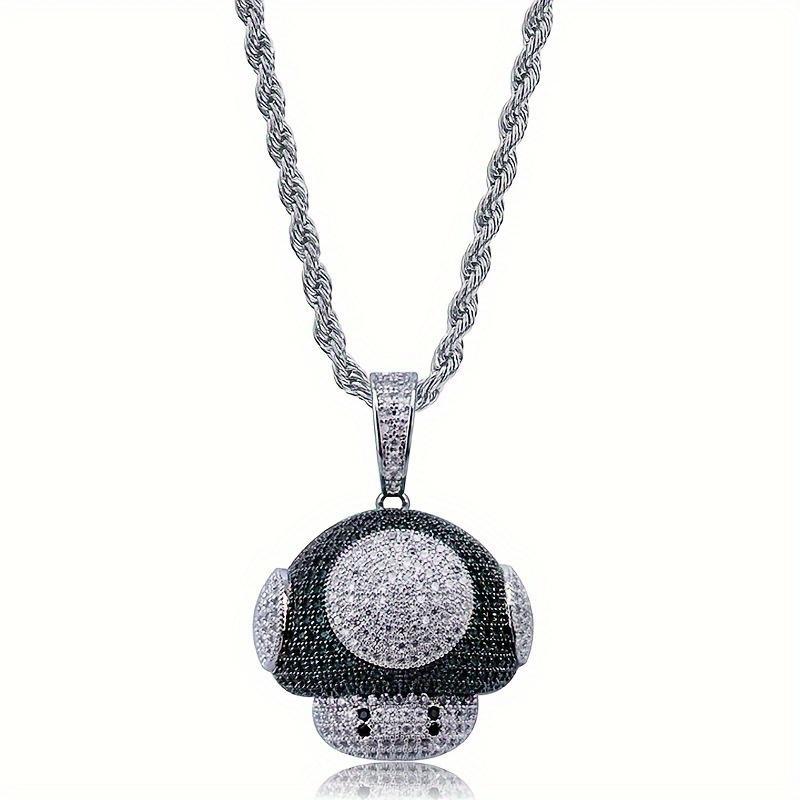 

Модный креативный дизайн, милый кулон в виде ледяного гриба, ожерелье, аксессуары, мужские аксессуары на шею, подарок