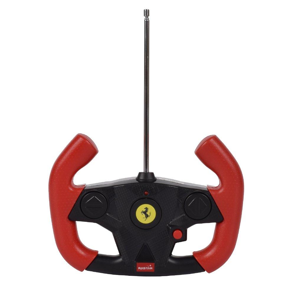 RASTAR Scale RC Car Ferrari 458 Speciale Red with Electric Roof Opening and Kokkaen 1/14 Closing,