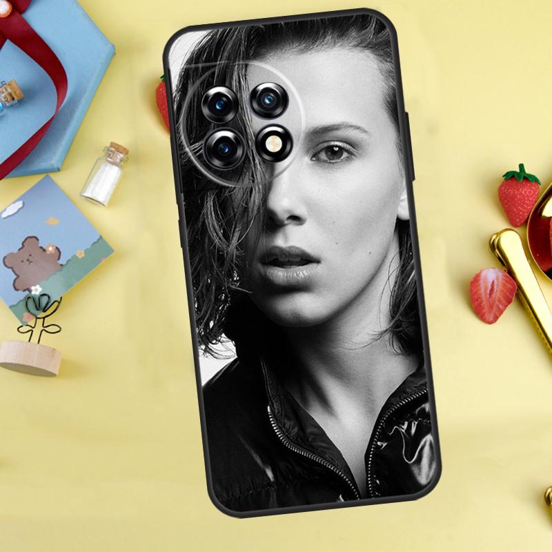 British Actor Millie Bobby Brown Case For OnePlus 15 13 13R 13T 12 12R 11 10 9 10R 10T 8T Nord 5 CE 4 2 3 Lite N20 N30 Cover