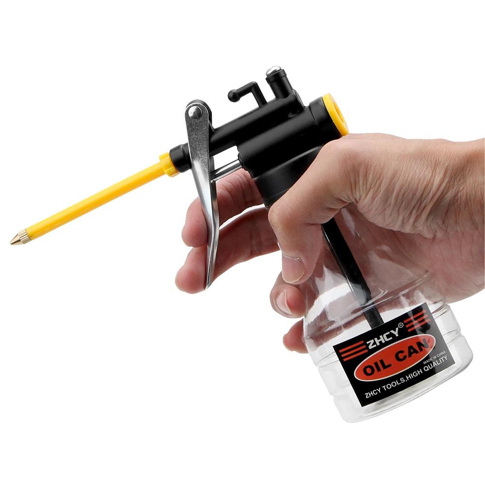 

1 шт. 250 мл. Масленка высокого давления, гибкий пистолет для смазки, масляный насос, канистры для ручных инструментов, смазочный аппарат, прозрачная масляная банка белый