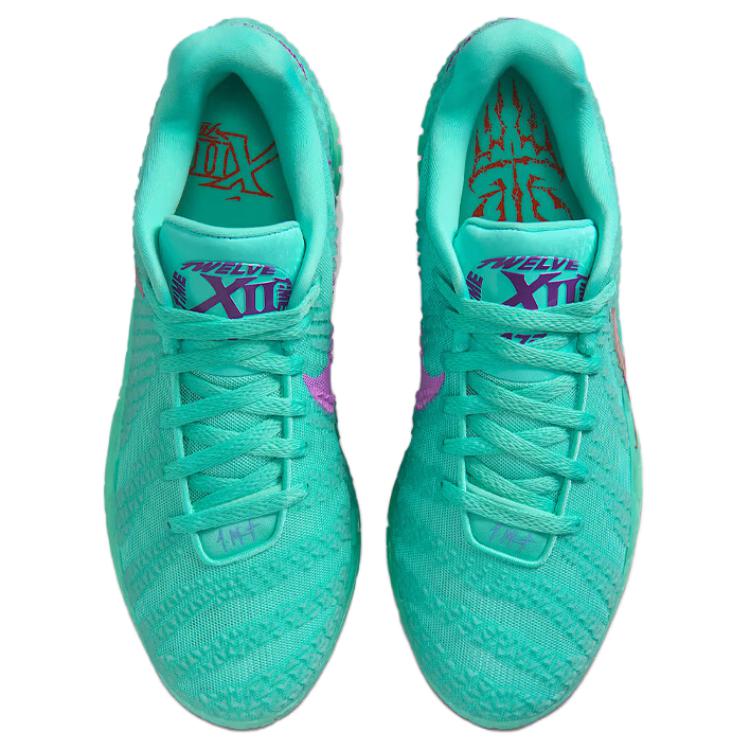 Nike Ja 3 EP Dodici Tempo Uomo Sneakers Verde Sbiancato-Turchese Arancio Sicurezza-Viola Vivace IQ6754-300