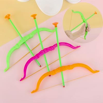 20 Sets Kids Archery Toy Bow Suction Cup Arrows Toy Birthday Gift Cupid'S Arrow Valentine'S Day Party Costume Prom Costume Prop