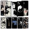 Cartoon Cat Phone Case For Xiaomi Redmi Note 14 13 5G 10 11 12 Pro Plus 4G 14C 13C 12C 10C Black Cover
