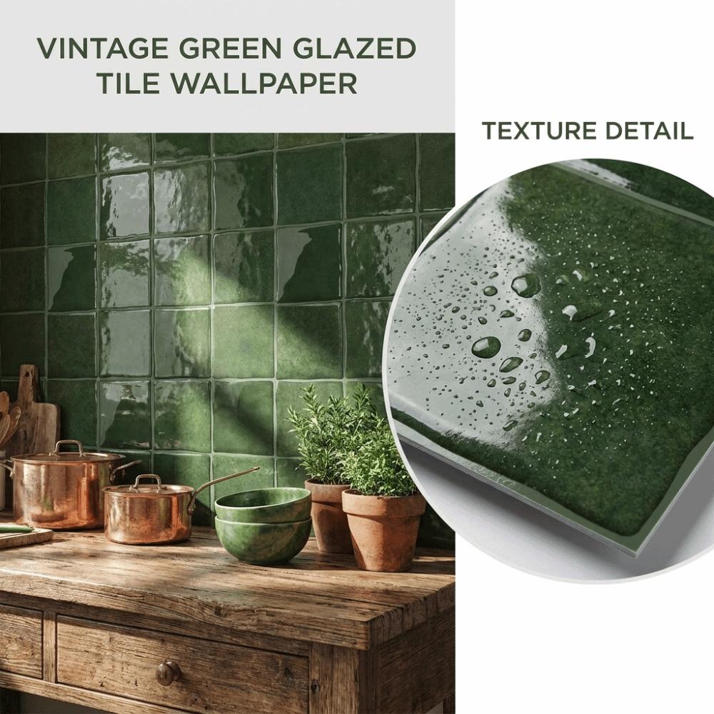 Lightweight Self-adhesive wallpaper Waterproof DIY Backsplash Tiles Indoor Decoration
