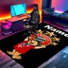 Custom Name Personalized FC Bayern Print Carpet, Versatile Home Decor Rug, for Playroom, Apartment, Balcony, Entryway, Hallway Gift