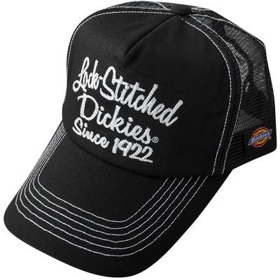 Dickies Mesh and Original American Street Chain Stitch Size F Cap, Men's Women's, Logo, Unisex, Black, Casual, Style, Denim,