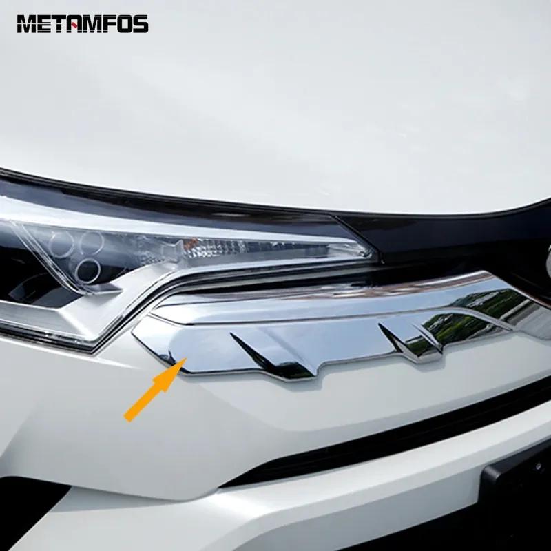 Front Mesh Center Grille Racing Grill Trim Sticker For Toyota C-HR CHR 2016 2017 2018  Carbon Fiber Accessories Car Styling