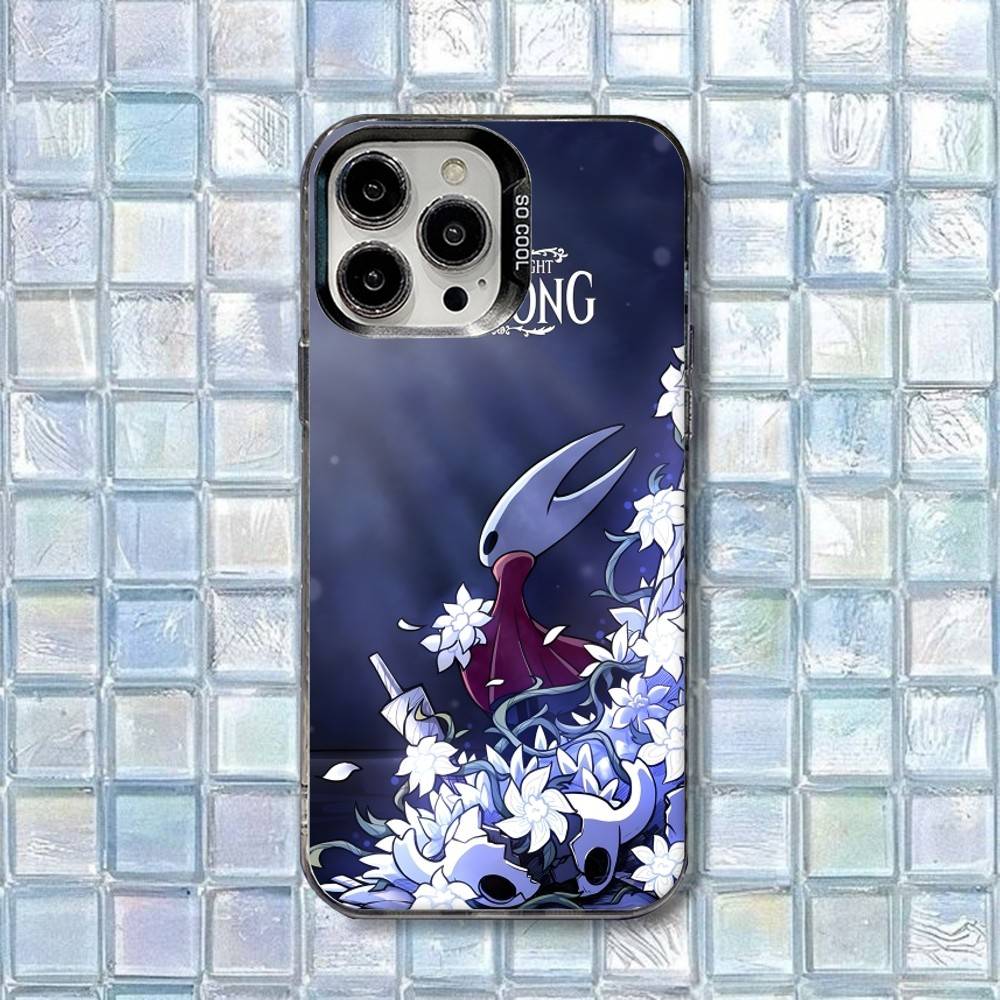 H-Hollow Knight Silksong  Phone Case For iPhone 16,15,14,13,12,11,8,7,Pro,Max,Plus,Mini,XS,SE Shockproof Matte Cover
