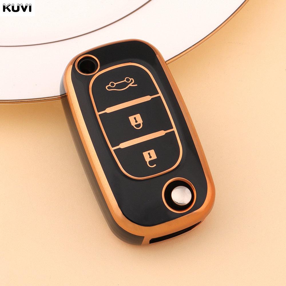 Tpu Car Remote Key Case Cover Fob For Renault Megane 2 Fluence Clio For Mercedes For Lada Vesta Granta Xray Kalina Priora Sedan