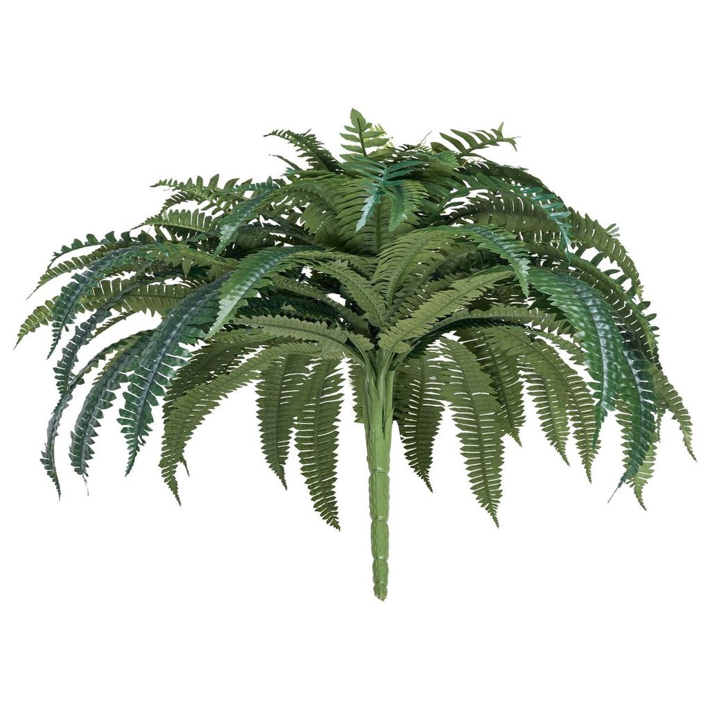 Artificial Boston Fern Large Plastic Fern 88 Branches Indoor Outdoor Decor