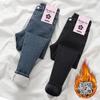 Fleece High-waisted Jeans Women's Elastic New Thickened Outer Wear Warm Tight Versatile Pencil Small Feet Pants