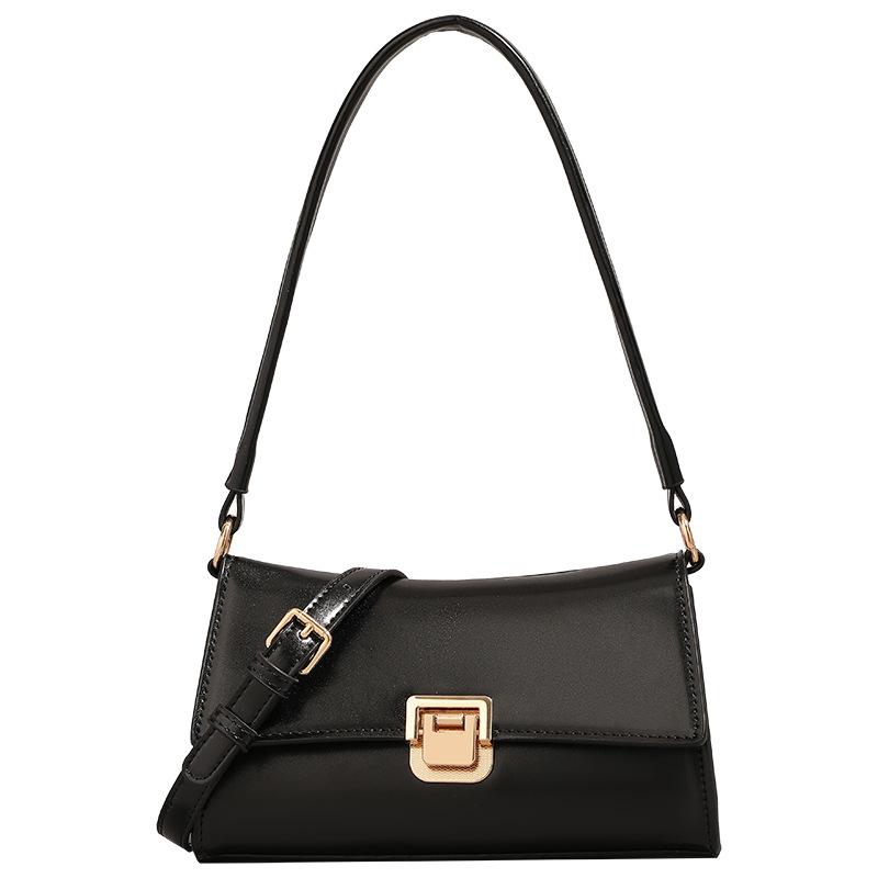 Classic Commuter Women's Bag New European and American Retro Simple Box Small Square Bag One Shoulder Crossbody Bag High End