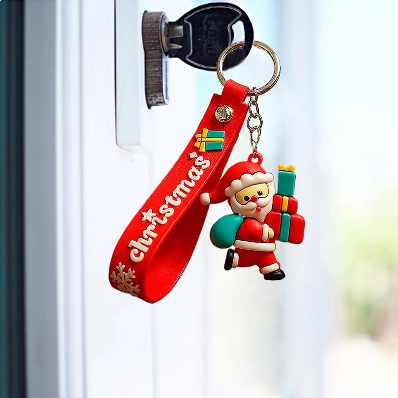 Christmas Accessories Cute Cartoon Design Office Gifts Keychains PR Gift Keyring Funny Various Styles