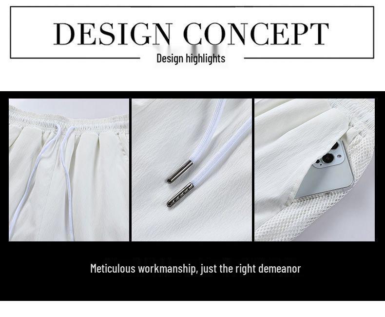 Lightweight Breathable Cropped Joggers - Loose Fit Harem Style for Daily Wear
