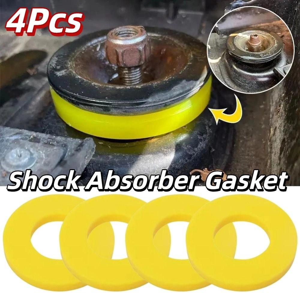 4Pcs Rubber Shock Absorber Gasket 8cm Bushing Dampers Car Silence Pad  Vehicle Maintenance