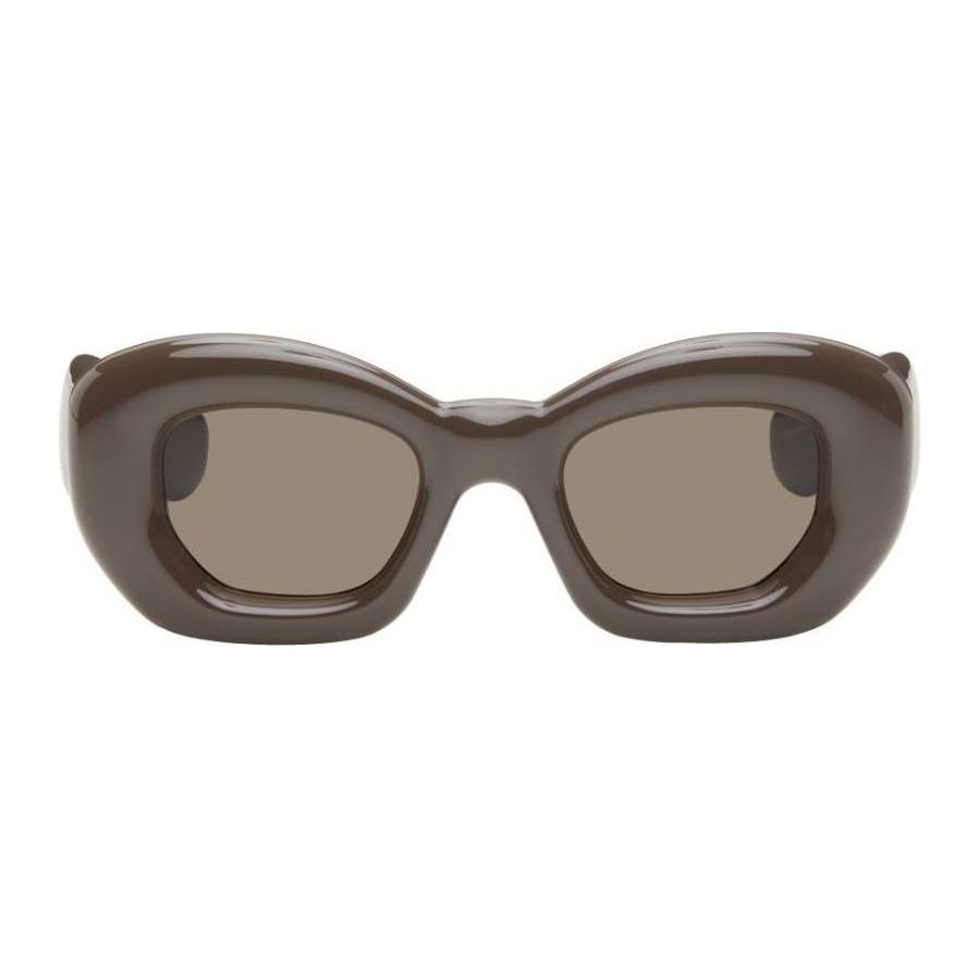 Loewe Logo Cat Eye Sunglasses Men Sunglasses Brown LW40117I4748E