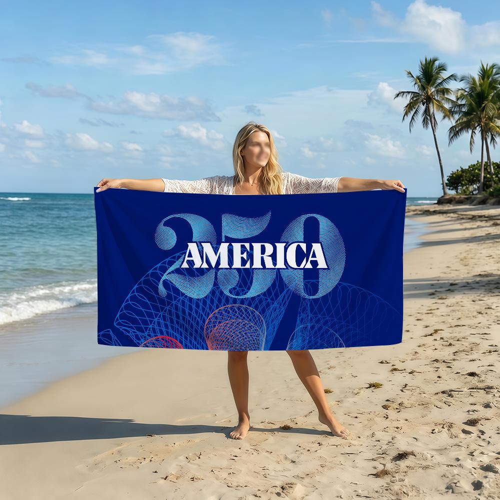 America 250th Anniversary Towel Soft Pool Gift For Travel Gym Shower Camping Quick Dry Sports Beach Towel