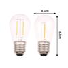 S14 Plastics Led Bulb E27/E26 3V 120V Warm White 2W 1W Shatterproof Lamp Bulbs For String Light Christmas Decoration
