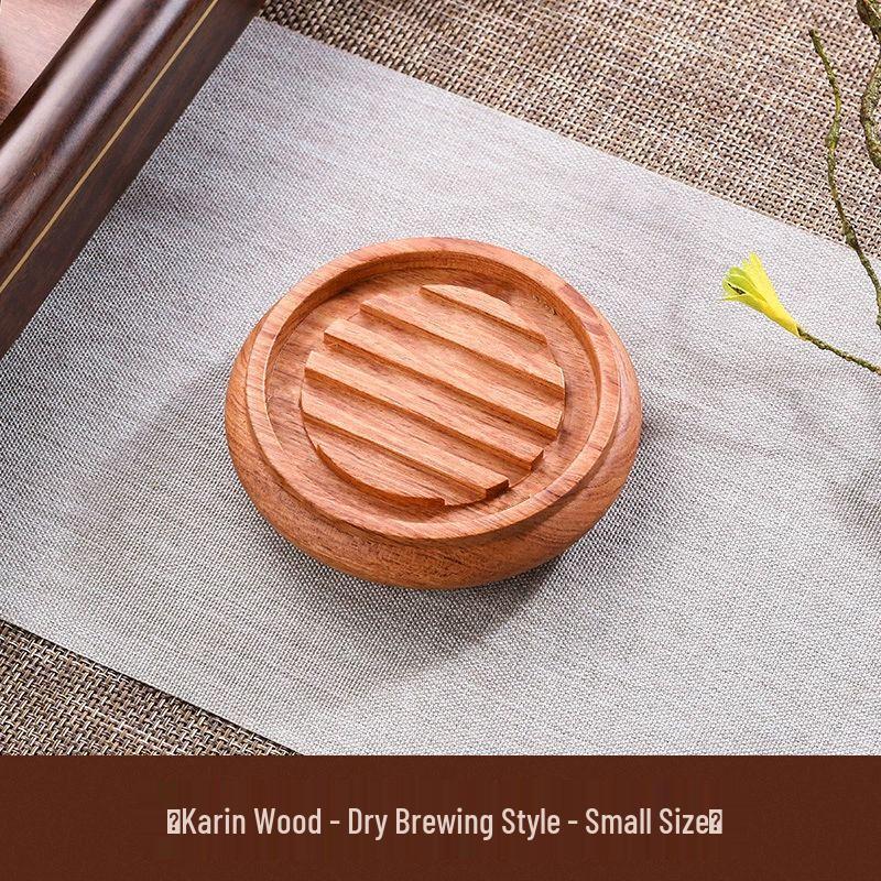 Подставка для чайника из массива черного дерева