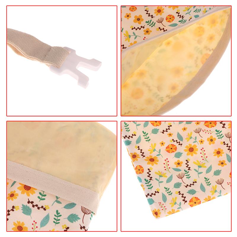 Beeswax Linen Bread Bag For Homemade Bread Eco Friendly Food Storage Bags Reusable Bread Bags