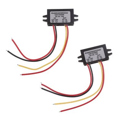 DC12-24V auf 5/9V Abwärts-Stromversorgungsmodul Effizienter Netzadapter Wandelt Spannung von 12V-24V auf 5V1A oder 9V1A um