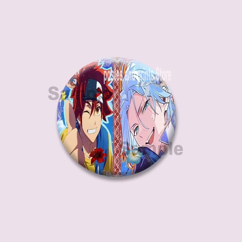 Cartoon Langa Hasegawa Reki Kyan Cosplay Badges Cute Anime SK8 Button Brooches On Backpack Manga Lapel Pins Jewelry Accesorios