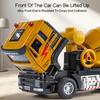 1:40 Legering Elektrische Betonmixer Vrachtwagen Speelgoed Auto's Diecast Modellen 2 Deuren Openen Terugtrekken Bouwvoertuig Licht Geluid Speelgoed Kindercadeaus