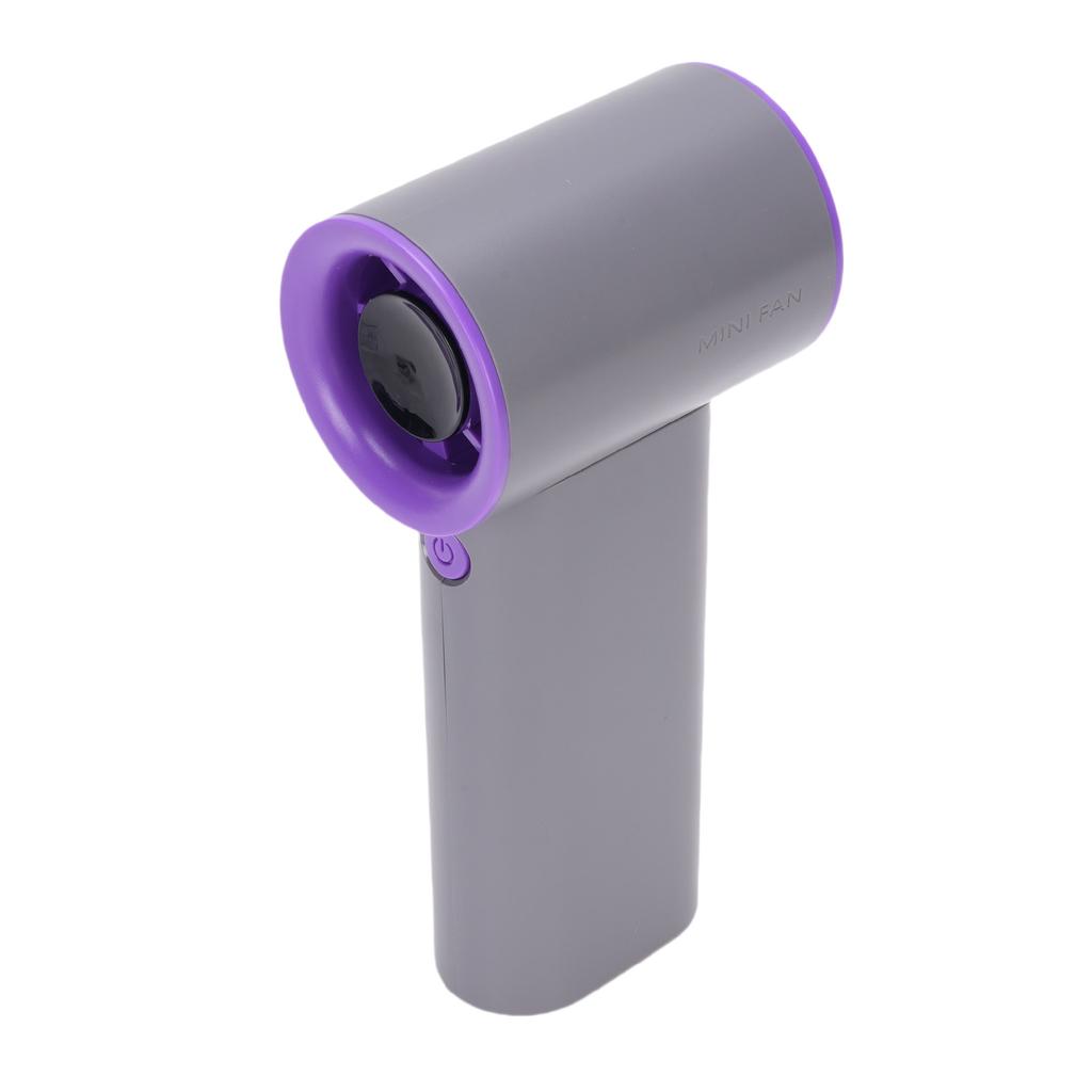 Portable Handheld Fan High Speed Stepless Digital Display USB Rechargeable Quiet Small Fan for Travel Camping