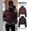 Women's 2025 Winter Petite Kendall Style Down Jacket - Short, Fashionable Stand Collar Bread Coat