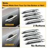 For Renault Captur Luxurious Chrome Door Handle Covers Accessories Stickers Car Styling 2013 2014 2015 2016