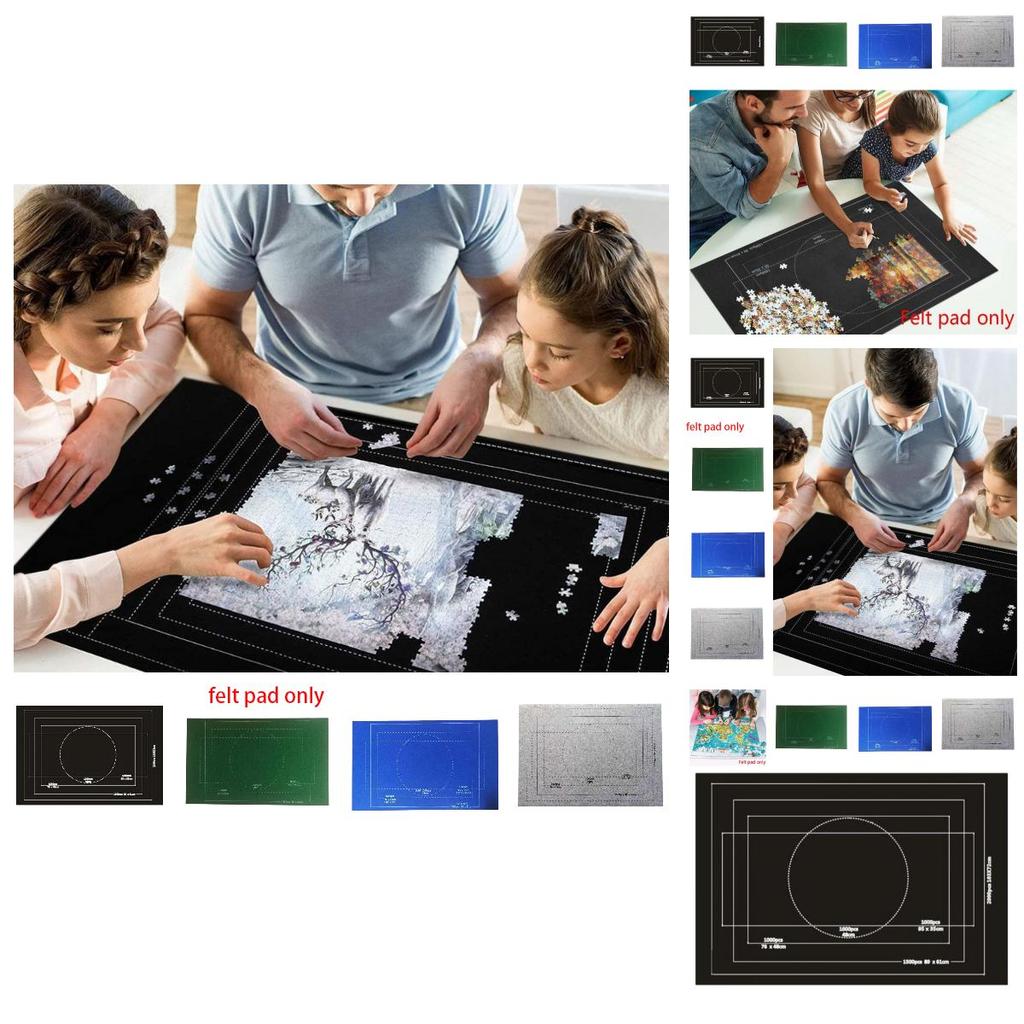 Stylowa I Prosta Mata Do Przechowywania Puzzli z Filcu Mata Do Gry DIY Dla Dzieci Materiał Plastikowy