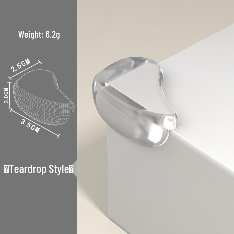 Children's Transparent Corner Protectors: Soft Anti-Bump Wrap for Coffee Table Edges