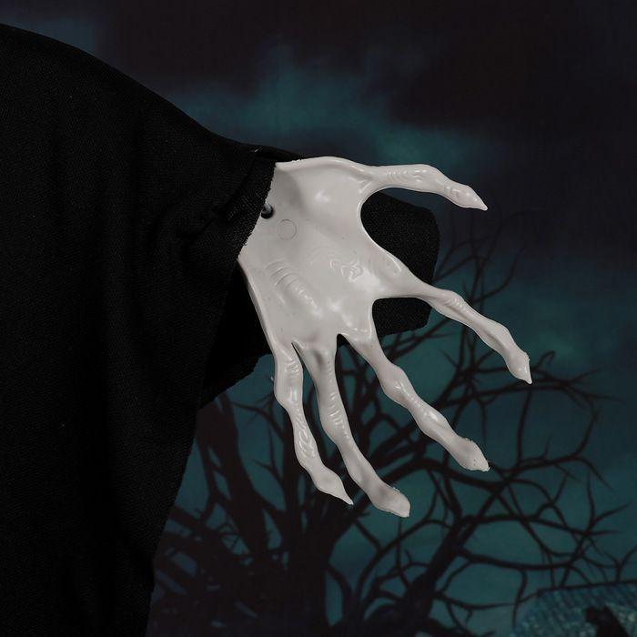 Décorations suspendues - AIMOONSA - Lot de 2 - Pour Halloween - Fantôme gesticulant et gémissant - Squelette effrayant