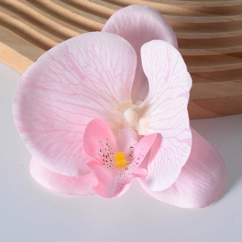 Brooch Diy Jewelry Making Craft Simulated Flower Handmade Accessories Headdress Butterfly Orchid Flower Decoration Hairpin Gift