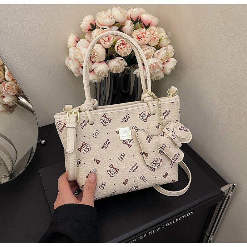Premium Handbag Bag Women's New Spring and Summer Texture Shoulder Bag Casual Commuter Messenger Bag
